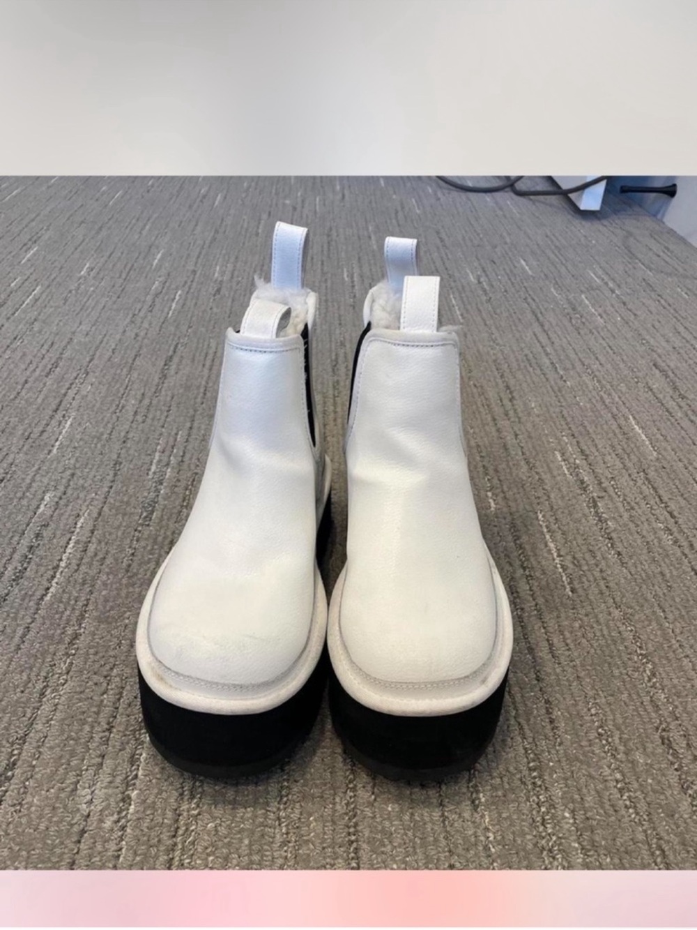 Ugg Leather Ultra Mini Platform Boots - Picture 3 of 6